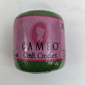 Cameo Craft Crochet Thread Size 10 Myrtle Green 484 350 Yds Art 172 New